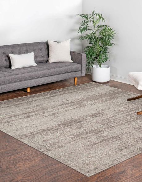 Gray 7' 10 x 7' 10 Del Mar Square Area Rug 100% Polypropylene Easy Clean Stain Resistant Vivid Modern Carpet Mat for Home Decor Interior Designing for Sale at Rug Engine