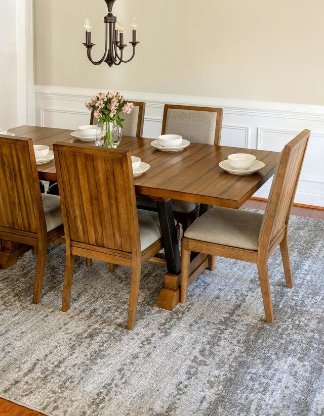 Gray 8' x 8' Del Mar Square Rug