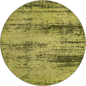 Green 7' 10 x 7' 10 Del Mar Round Area Rug 100% Polypropylene Easy Clean Stain Resistant Vivid Modern Carpet Mat for Home Decor Interior Designing for Sale at Rug Engine