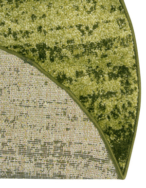Green 6' 1 x 6' 1 Del Mar Round Area Rug 100% Polypropylene Easy Clean Stain Resistant Vivid Modern Carpet Mat for Home Decor Interior Designing for Sale at Rug Engine