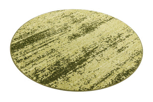 Green 6' 1 x 6' 1 Del Mar Round Area Rug 100% Polypropylene Easy Clean Stain Resistant Vivid Modern Carpet Mat for Home Decor Interior Designing for Sale at Rug Engine