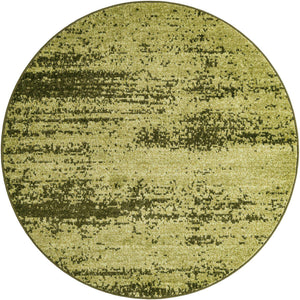 Green 6' 1 x 6' 1 Del Mar Round Area Rug 100% Polypropylene Easy Clean Stain Resistant Vivid Modern Carpet Mat for Home Decor Interior Designing for Sale at Rug Engine