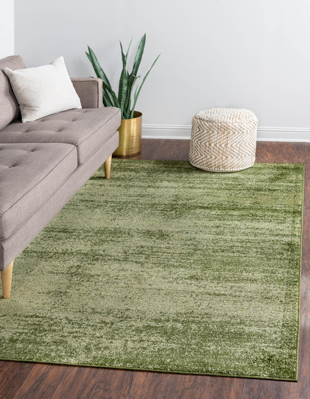 Green 7' 10 x 11' Del Mar Rectangle Area Rug 100% Polypropylene Easy Clean Stain Resistant Vivid Modern Carpet Mat for Home Decor Interior Designing for Sale at Rug Engine