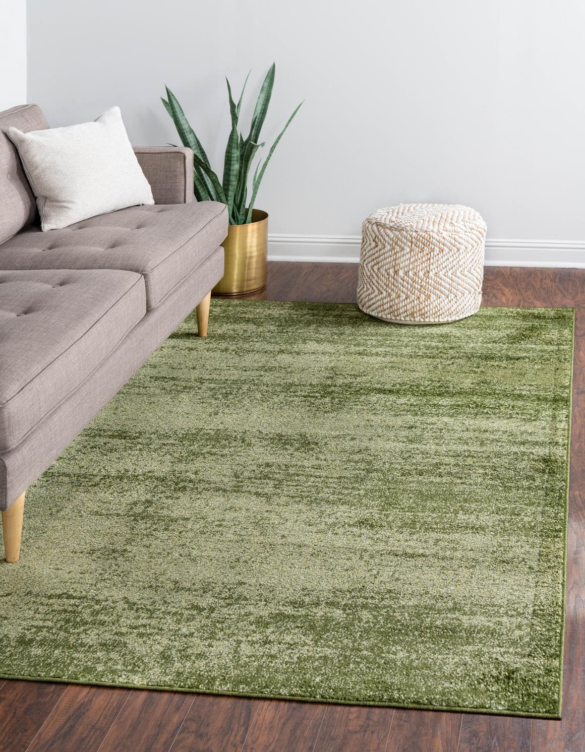 Green 2' x 3' 1 Del Mar Rectangle Area Rug 100% Polypropylene Easy Clean Stain Resistant Vivid Modern Carpet Mat for Home Decor Interior Designing for Sale at Rug Engine