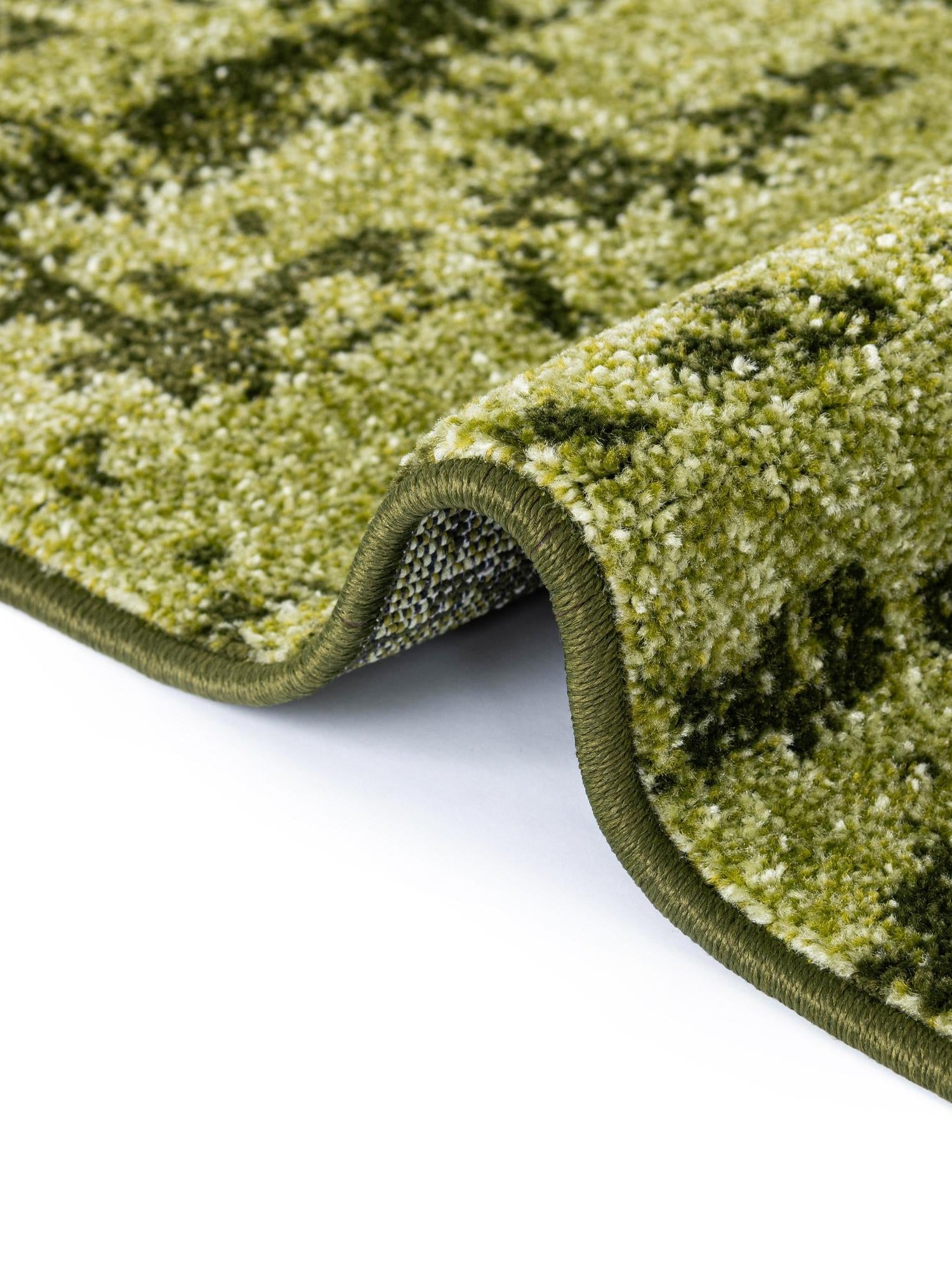 Green 5' 3 x 8' Del Mar Rectangle Area Rug 100% Polypropylene Easy Clean Stain Resistant Vivid Modern Carpet Mat for Home Decor Interior Designing for Sale at Rug Engine