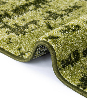 Green 5' 3 x 8' Del Mar Rectangle Area Rug 100% Polypropylene Easy Clean Stain Resistant Vivid Modern Carpet Mat for Home Decor Interior Designing for Sale at Rug Engine