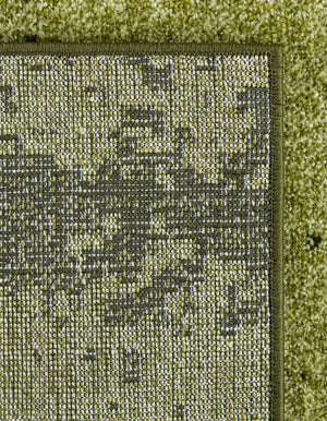 Green 2' x 8' Del Mar Runner Area Rug 100% Polypropylene Easy Clean Stain Resistant Vivid Modern Carpet Mat for Home Decor Interior Designing for Sale at Rug Engine