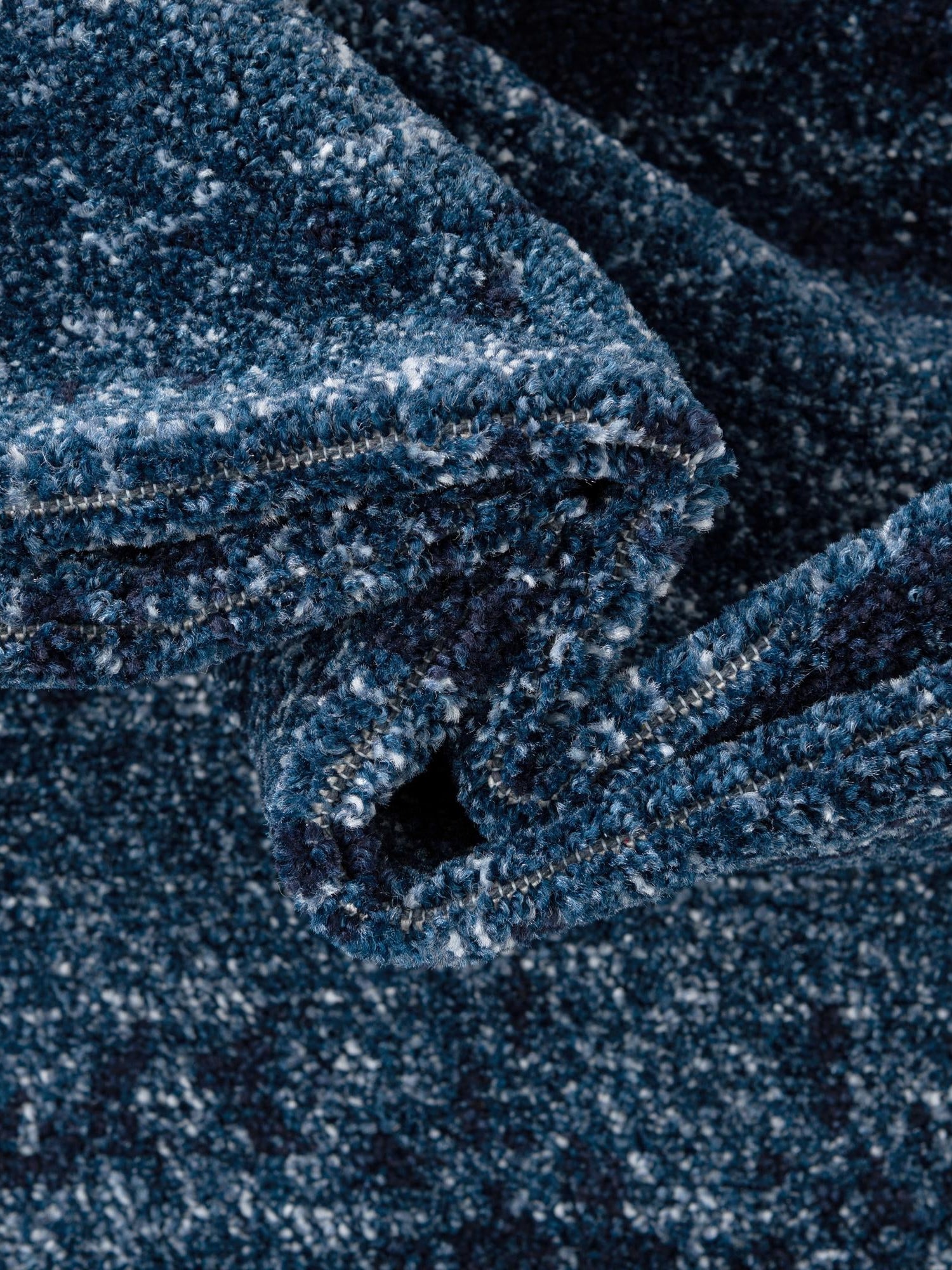 Navy Blue 4' 1 x 6' 1 Del Mar Rectangle Area Rug 100% Polypropylene Easy Clean Stain Resistant Vivid Modern Carpet Mat for Home Decor Interior Designing for Sale at Rug Engine