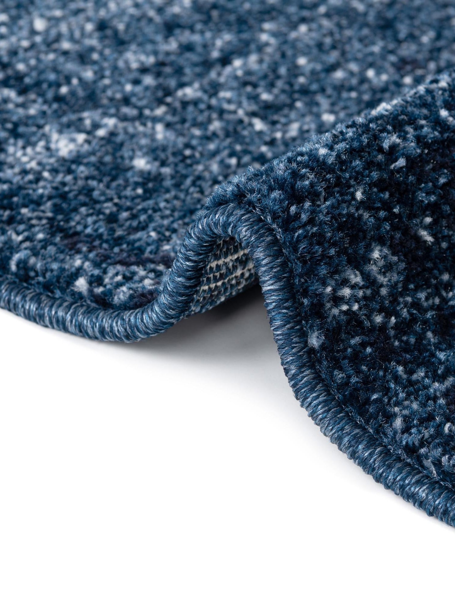 Navy Blue 4' 1 x 6' 1 Del Mar Rectangle Area Rug 100% Polypropylene Easy Clean Stain Resistant Vivid Modern Carpet Mat for Home Decor Interior Designing for Sale at Rug Engine