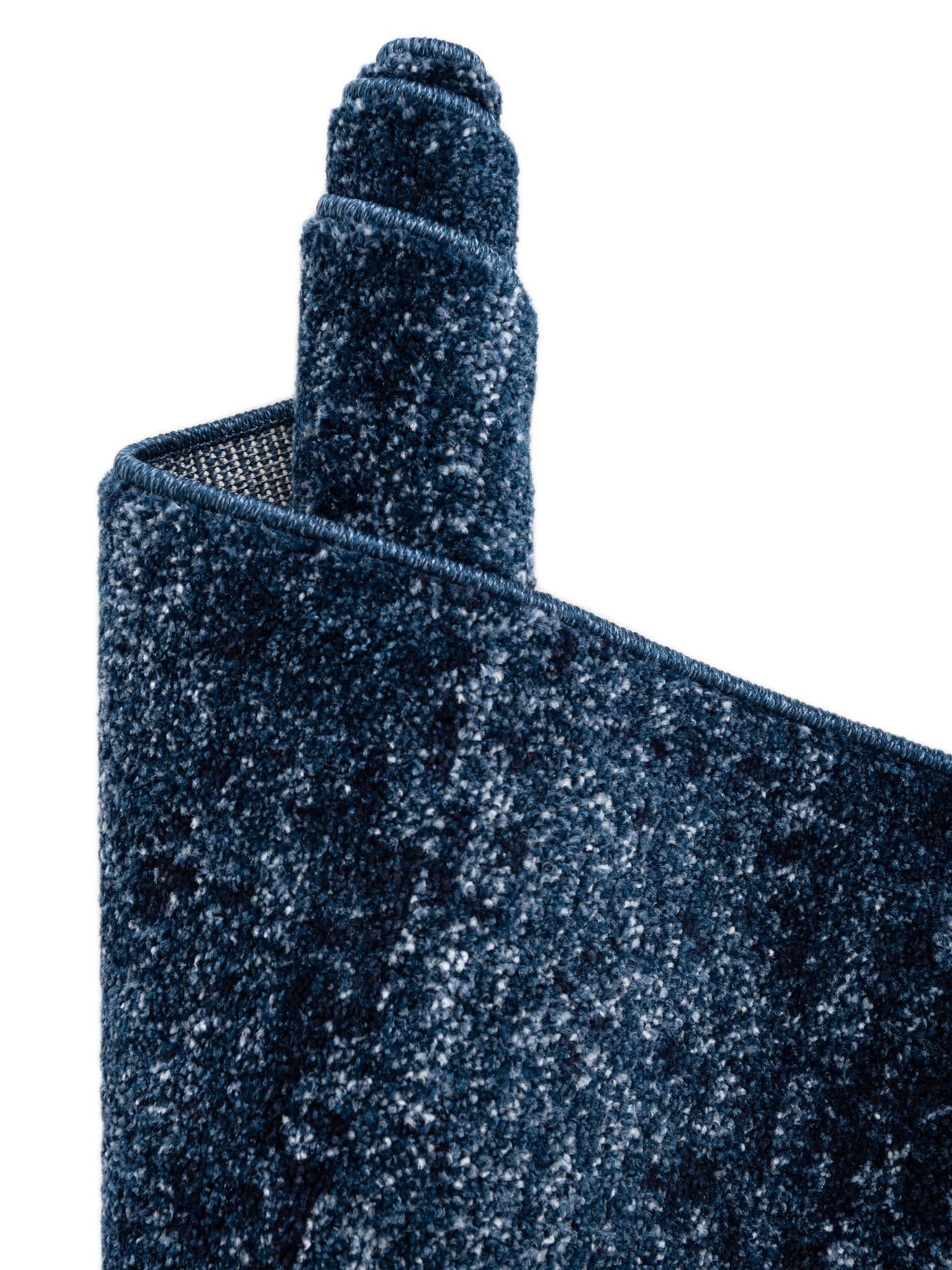 Navy Blue 4' 1 x 6' 1 Del Mar Rectangle Area Rug 100% Polypropylene Easy Clean Stain Resistant Vivid Modern Carpet Mat for Home Decor Interior Designing for Sale at Rug Engine