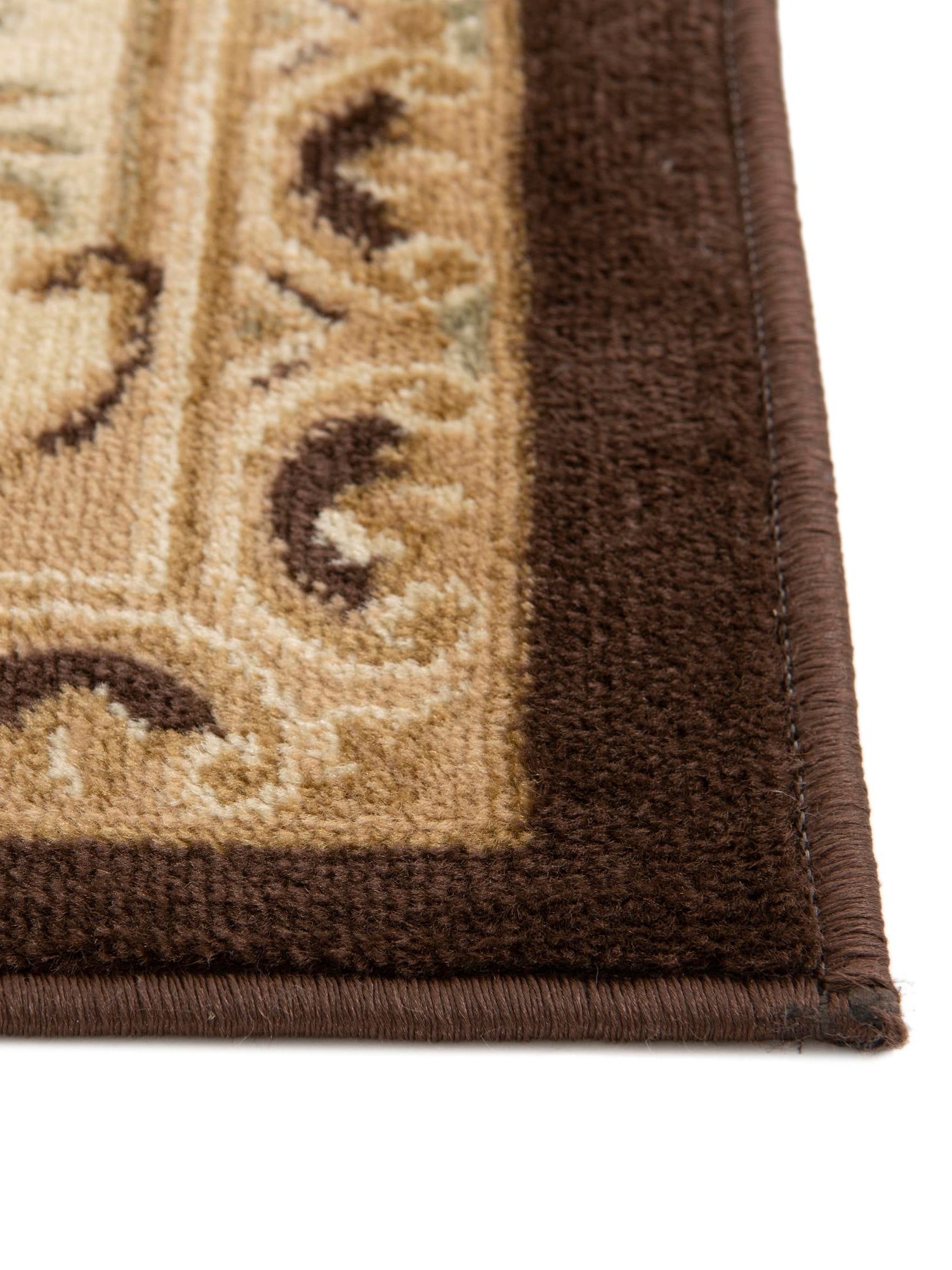 Brown 6' 1 x 6' 1 Versailles Square Area Rug