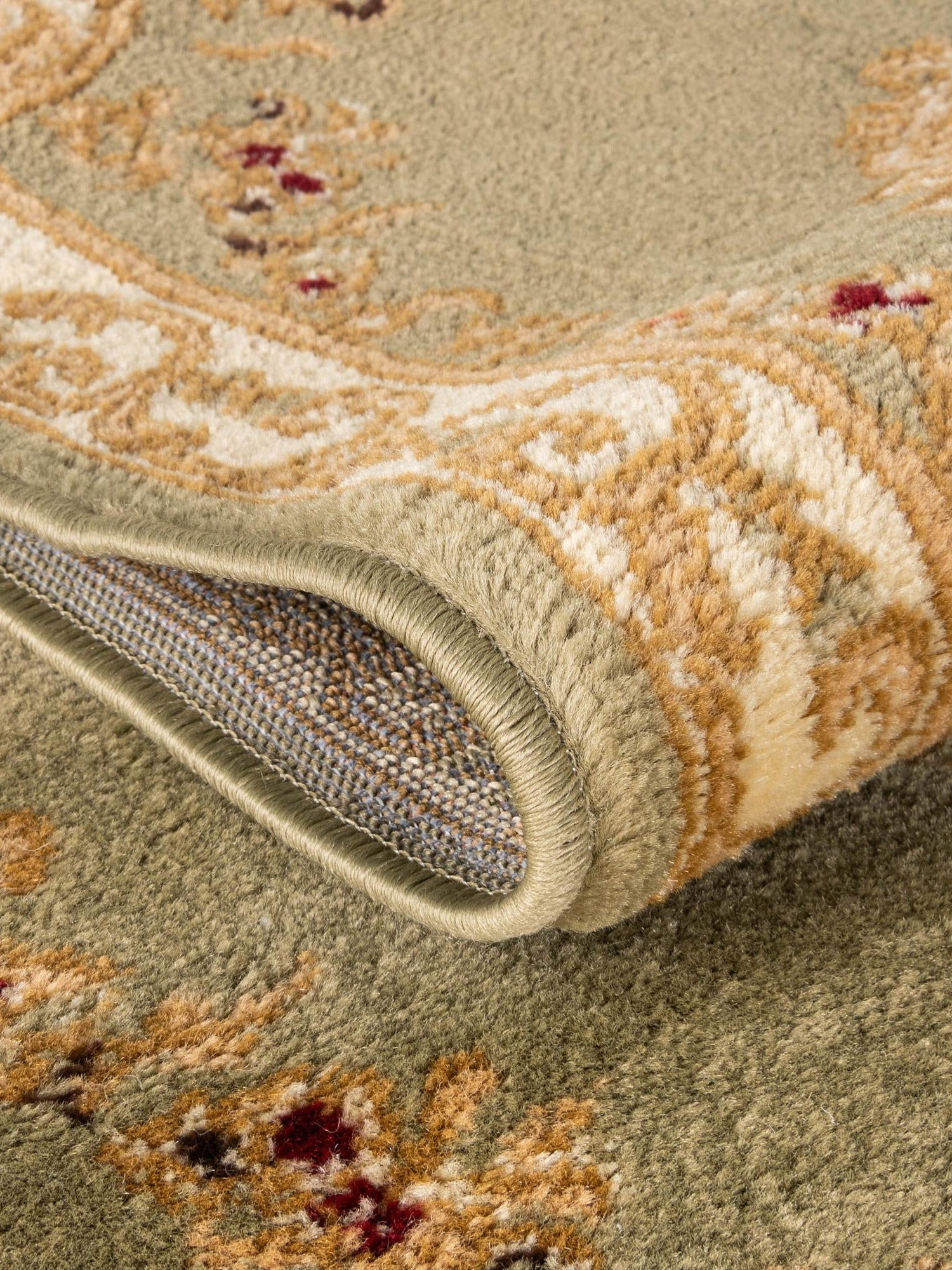 Green 2' x 7' 1 Versailles Runner Area Rug