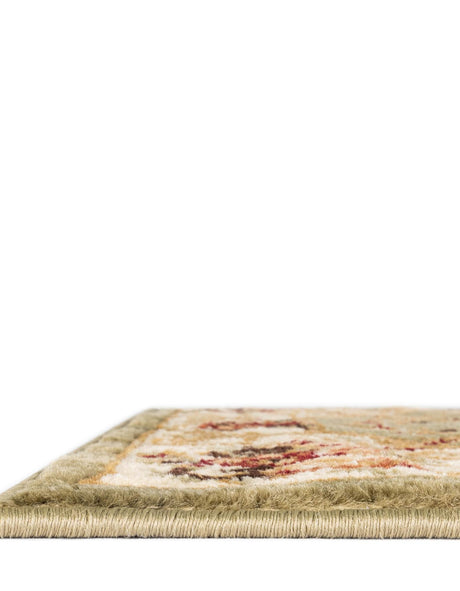 Green 2' 7 x 12' Versailles Runner Area Rug Classic Traditional Motif Indoor Carpet for Hallways, Dining Rooms, Bedrooms, Living Room, Office for Sale at Rug Engine