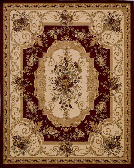 Red 7' 10 x 10' Versailles Rectangle Area Rug