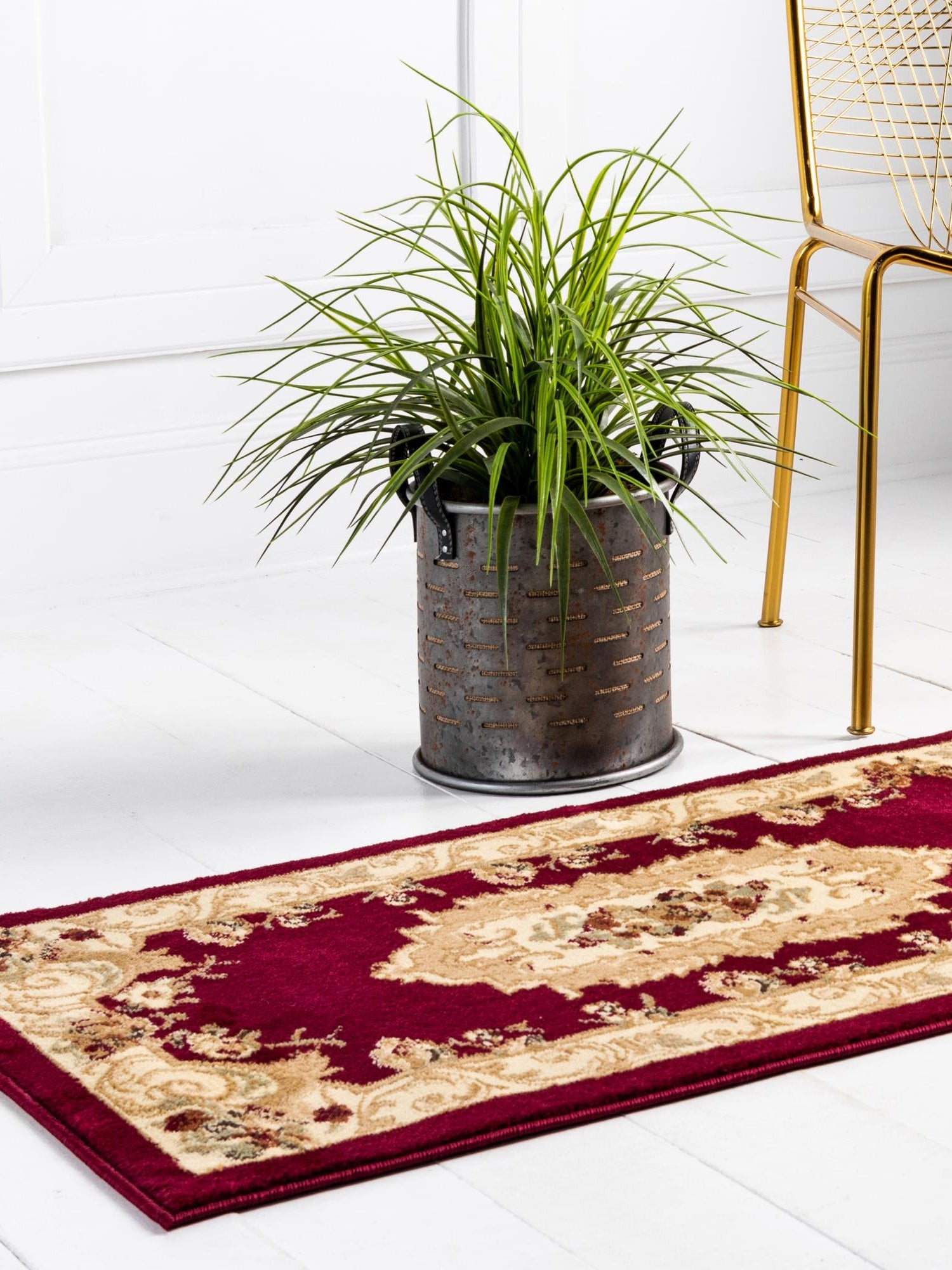 Red 2' x 7' 1 Versailles Runner Area Rug