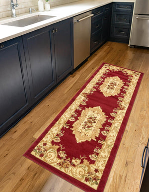 Red 3' 1 x 16' 5 Versailles Runner Area Rug