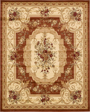 Brick Red 10' x 13' 1 Versailles Rectangle Area Rug