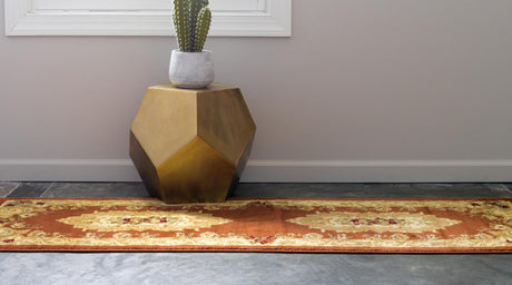 Brick Red 2' x 6' 1 Versailles Runner Area Rug