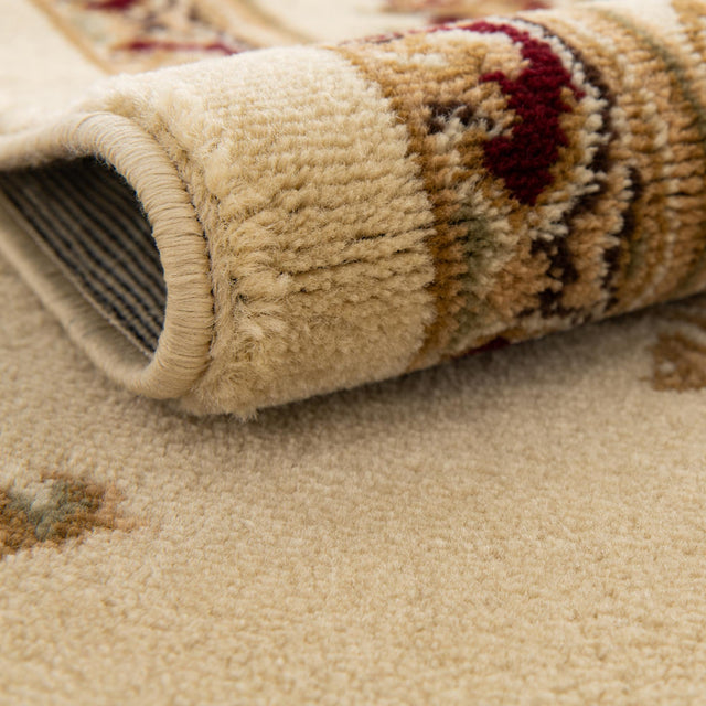 Cream 6' 1 x 6' 1 Versailles Square Area Rug