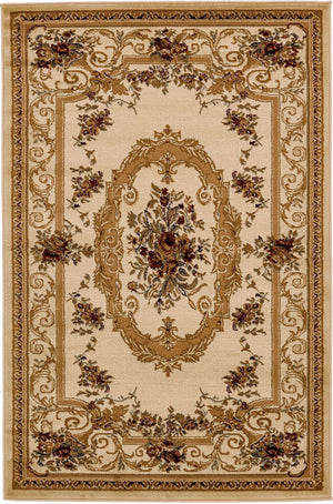 Cream 4' 1 x 6' 1 Versailles Rectangle Area Rug