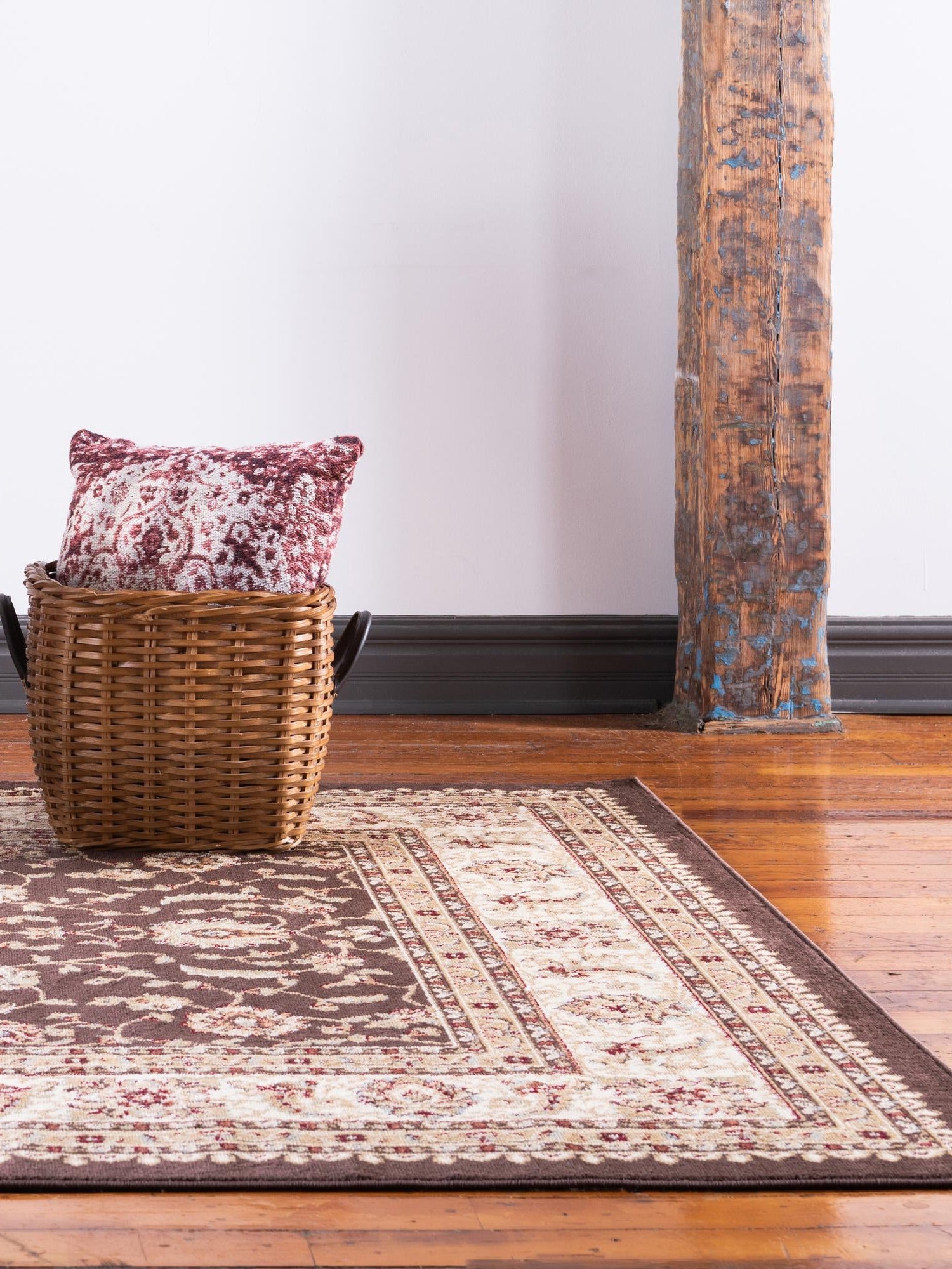 Brown 4' 1 x 4' 1 Voyage Square Area Rug