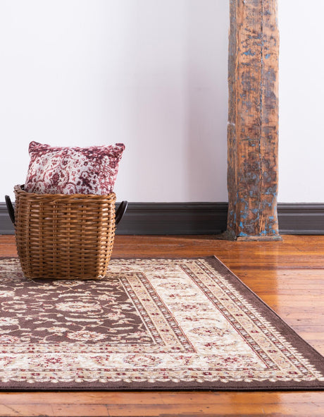 Brown 3' 1 x 3' 1 Voyage Square Area Rug