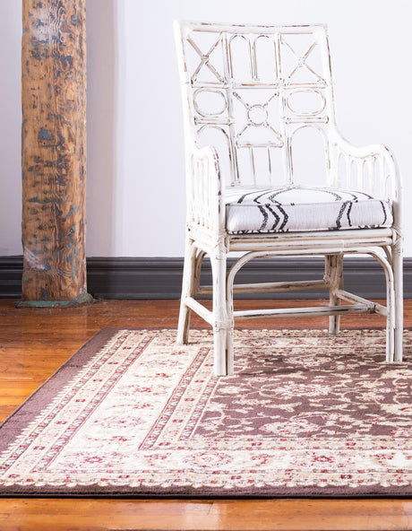 Brown 3' 1 x 3' 1 Voyage Square Area Rug