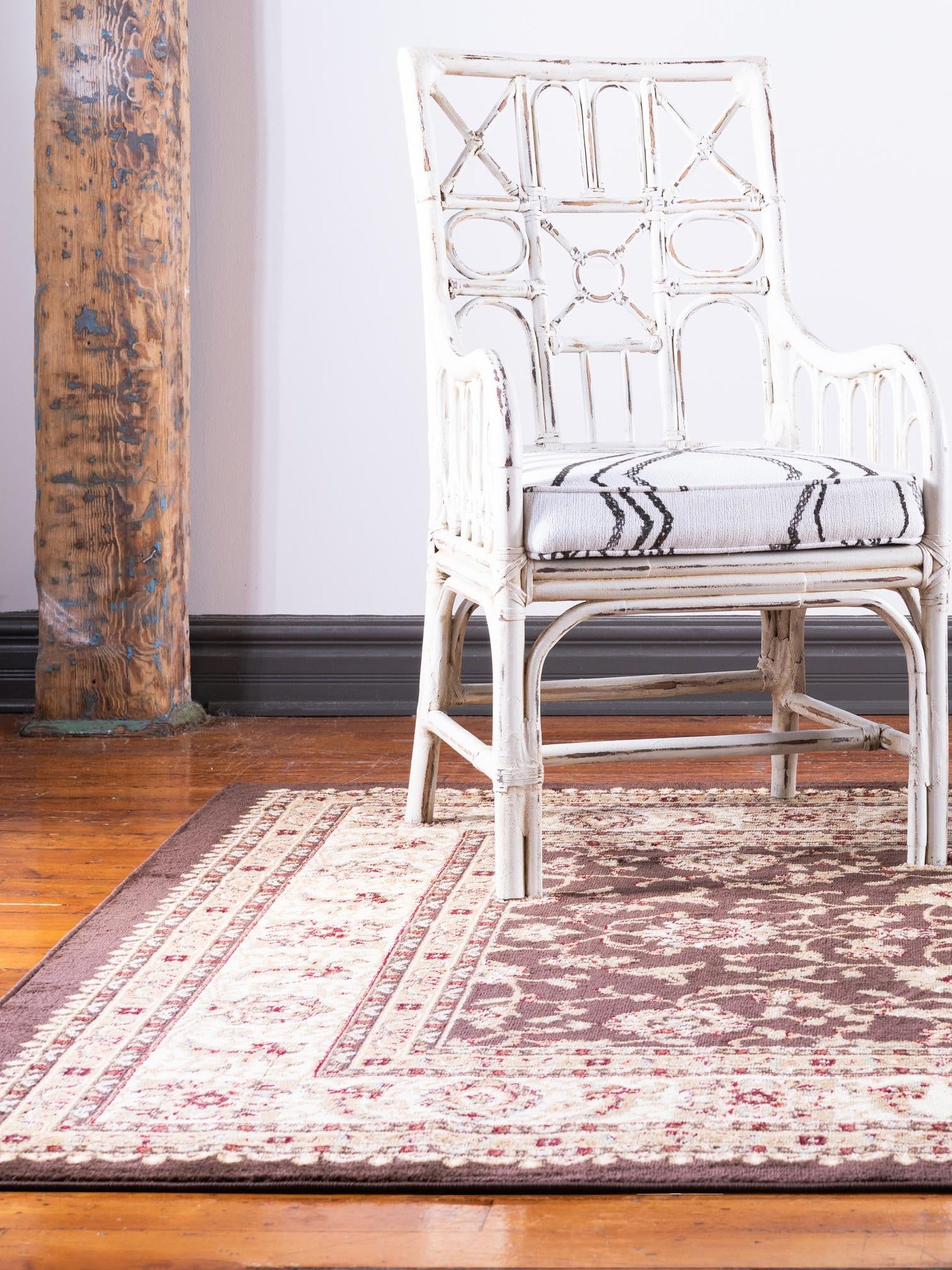 Brown 4' 1 x 4' 1 Voyage Square Area Rug