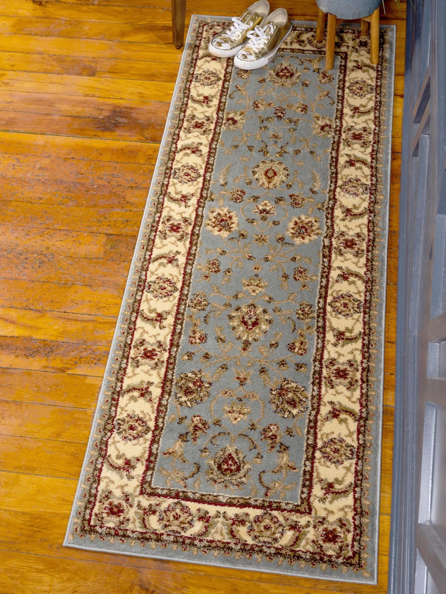 Light Blue 2' 7 x 10' Voyage Runner Area Rug