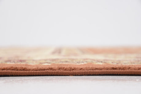 Brick Red Light Rose 10' x 10' Voyage Square Area Rug