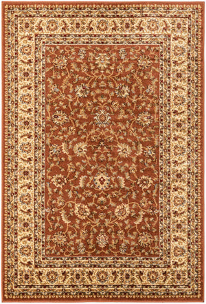 Brick Red Light Rose 4' 1 x 6' 1 Voyage Rectangle Area Rug