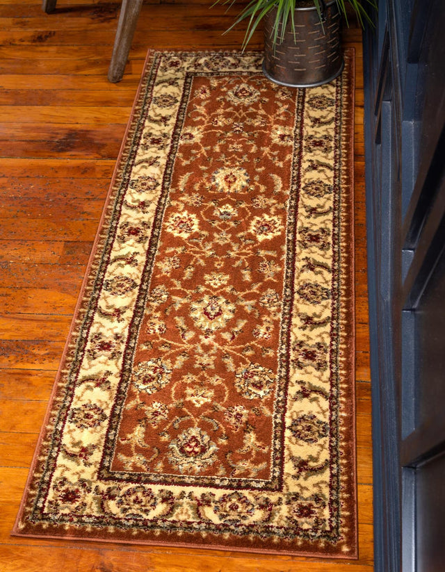 Brick Red Light Rose 2' x 6' 1 Voyage Runner Rug