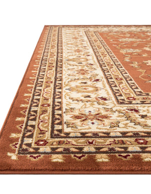 Brick Red Light Rose 2' x 6' 1 Voyage Runner Rug