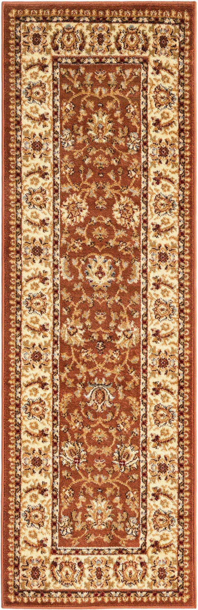 Brick Red Light Rose 2' x 6' 1 Voyage Runner Rug