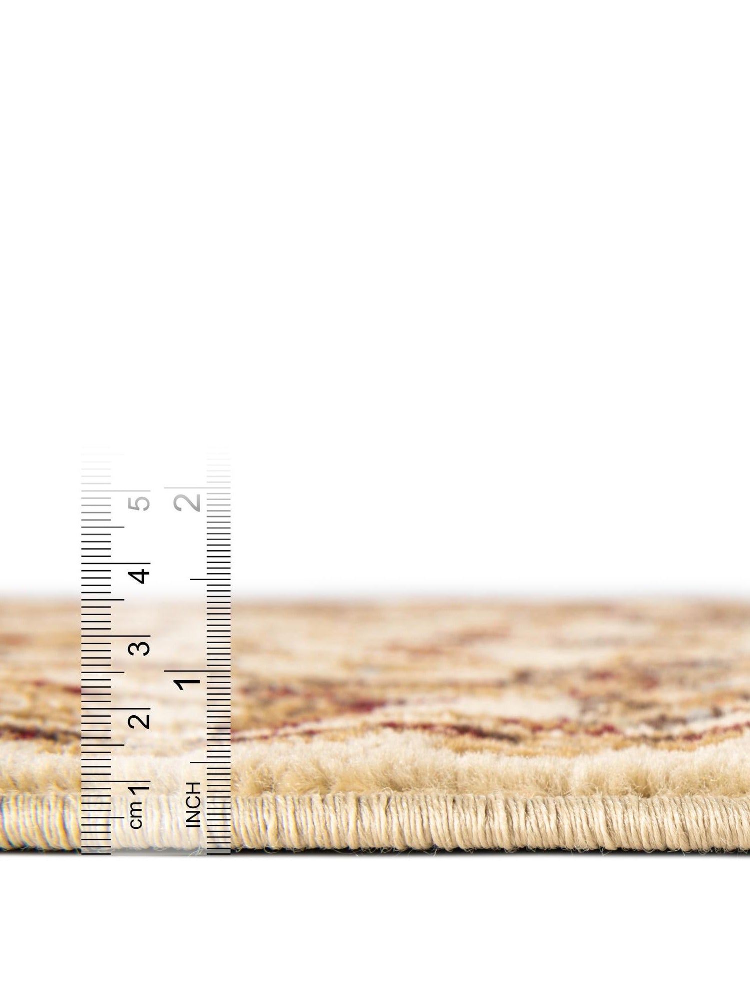 Cream 4' 1 x 4' 1 Voyage Square Area Rug