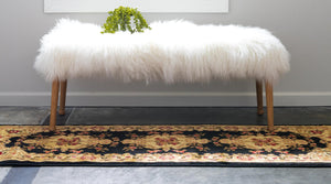 Black 2' 7 x 10' Versailles Runner Area Rug