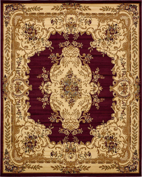 Red 7' 10 x 10' Versailles Rectangle Area Rug