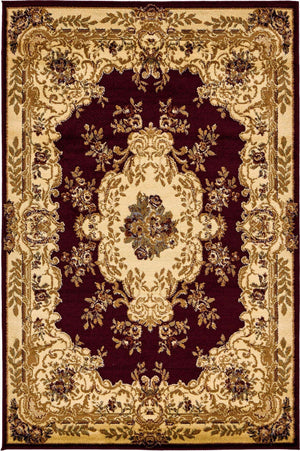 Red 4' 1 x 6' 1 Versailles Rectangle Area Rug