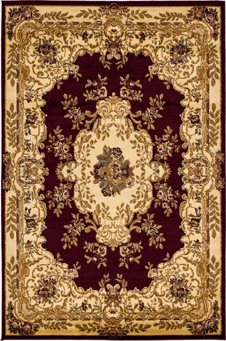 Red 4' 1 x 6' 1 Versailles Rectangle Area Rug