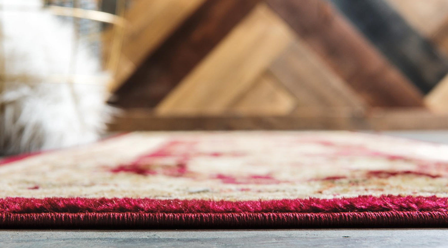 Red 2' x 6' 1 Versailles Runner Area Rug