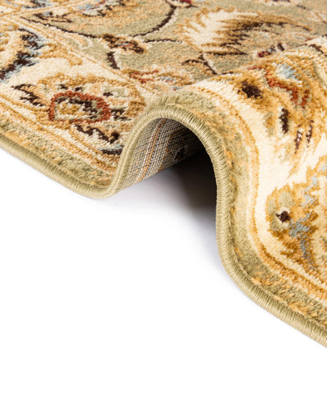Green 6' 1 x 6' 1 Voyage Square Area Rug Persian Inspired Classic Traditional Design Durable Carpet Mat for Home Interior Design for Sale at Rug Engine