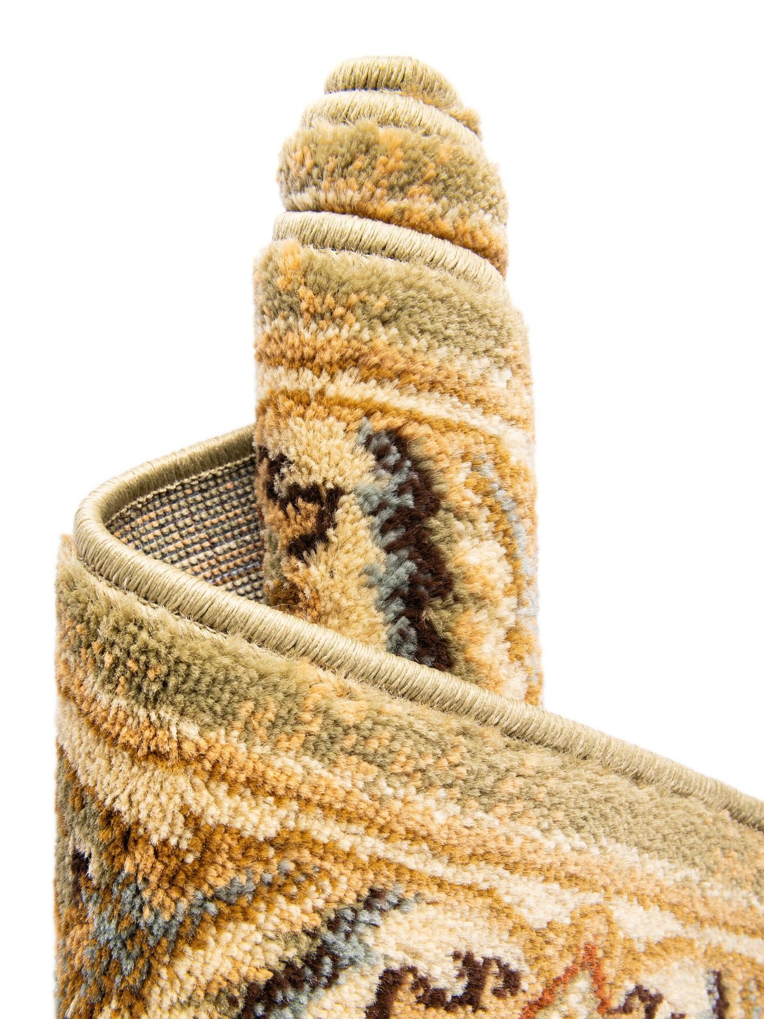 Green 10' x 10' Voyage Square Area Rug