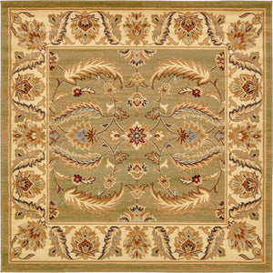 Green 6' 1 x 6' 1 Voyage Square Area Rug