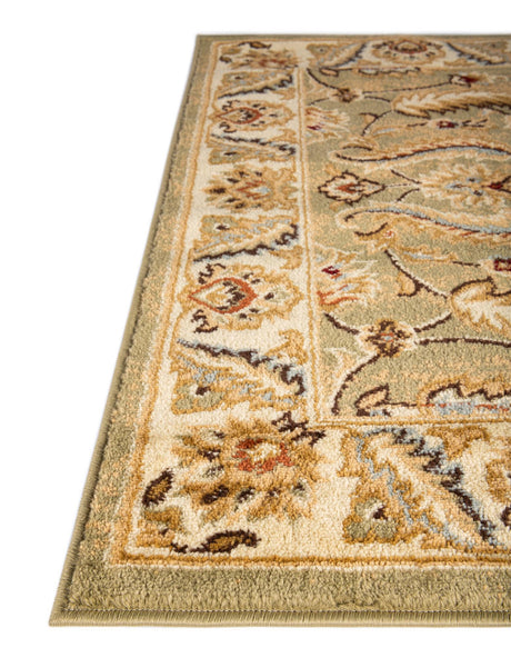 Green 2' 7 x 10' Voyage Runner Area Rug Persian Inspired Classic Traditional Design Durable Carpet Mat for Home Interior Design for Sale at Rug Engine
