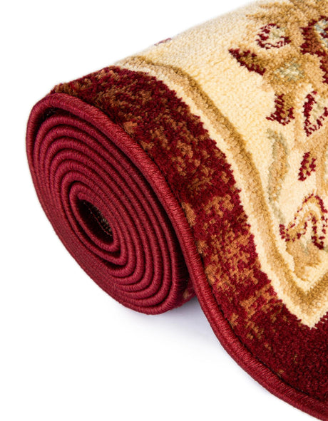 Red 2' 2 x 6' 1 Voyage Runner Area Rug Persian Inspired Classic Traditional Design Durable Carpet Mat for Home Interior Design for Sale at Rug Engine