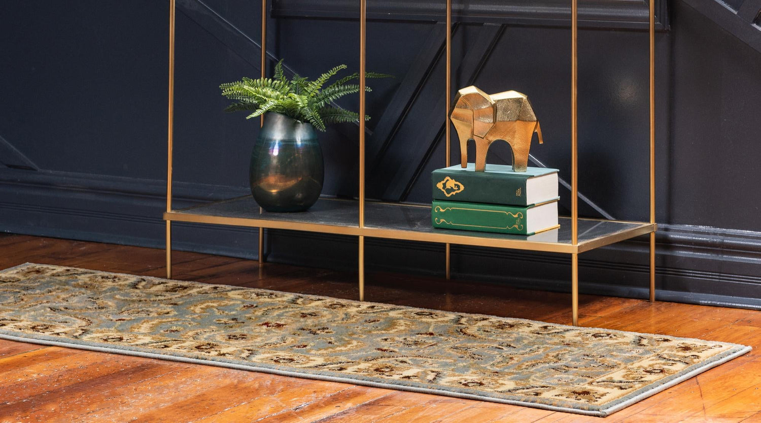 Light Blue 2' 7 x 10' Voyage Runner Area Rug