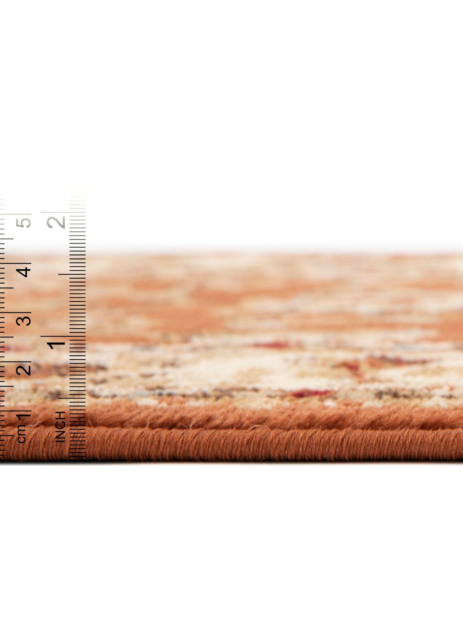 Brick Red 4' 1 x 4' 1 Voyage Square Area Rug