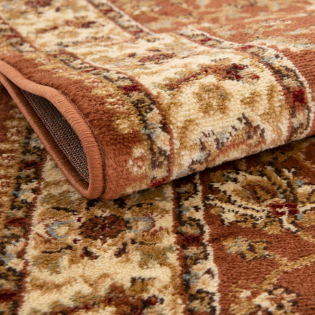 Brick Red 10' x 10' Voyage Square Area Rug