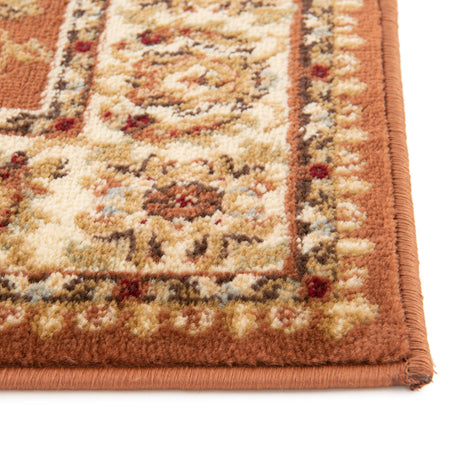 Brick Red 10' x 10' Voyage Square Area Rug
