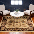 Cream 6' x 6' Voyage Square Rug